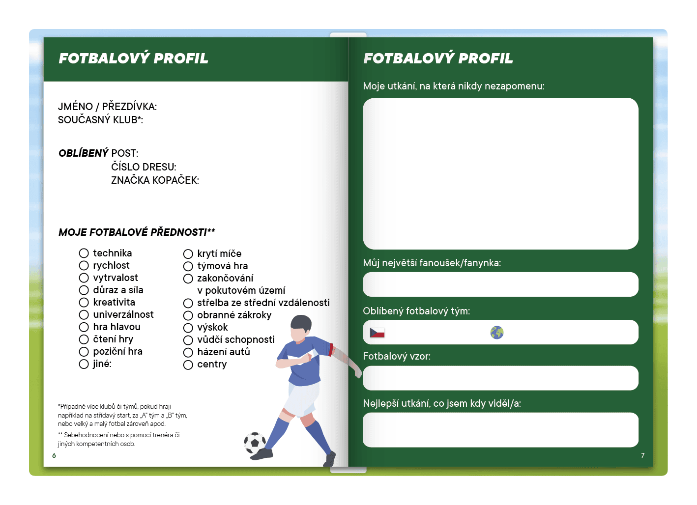 Moje fotbalová sezóna - deník fotbalisty A6 3 Moje fotbalová sezóna - deník fotbalisty A6 - Obrázek 3