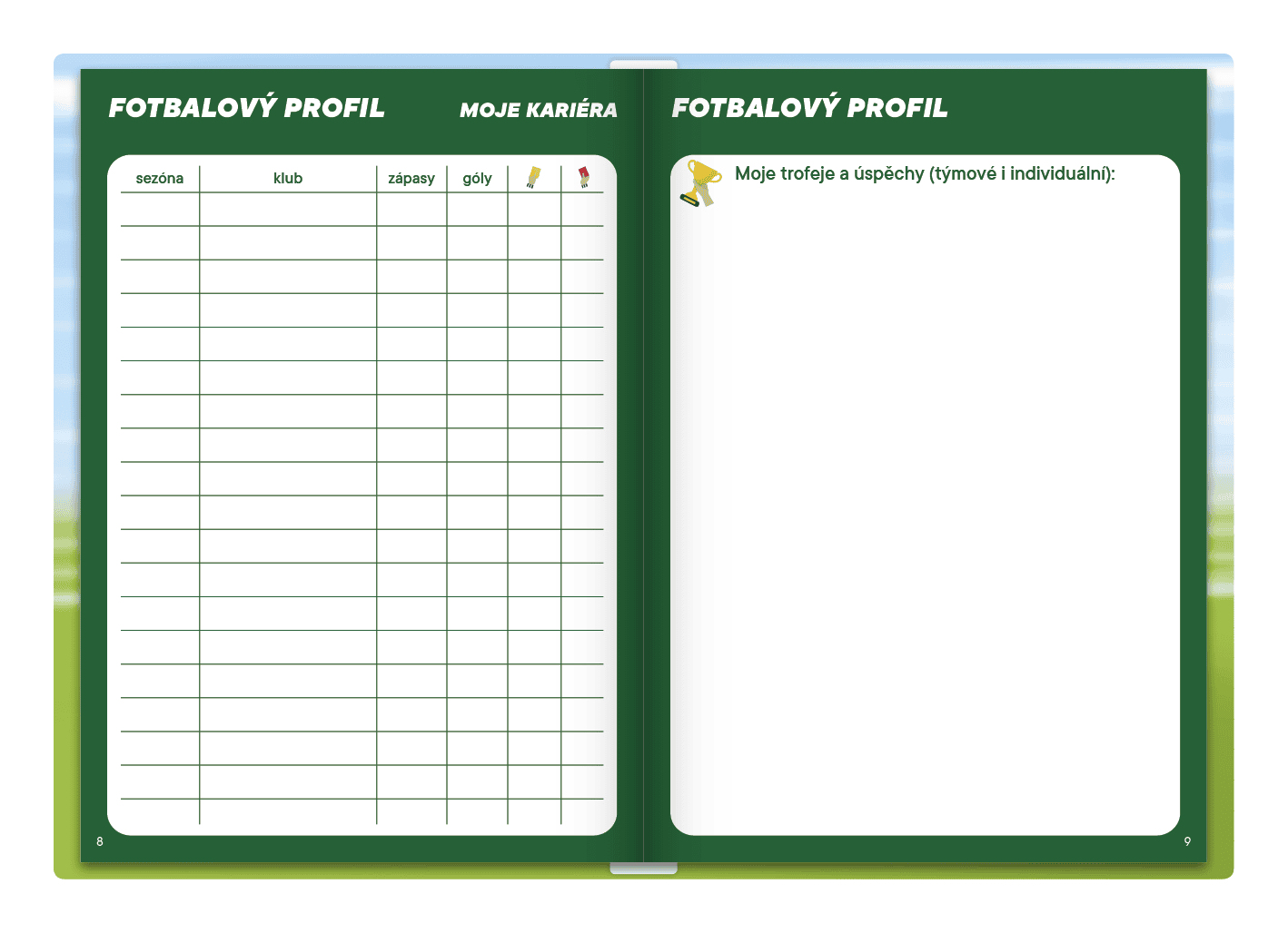 Moje fotbalová sezóna - deník fotbalisty A6 4 Moje fotbalová sezóna - deník fotbalisty A6 - Obrázek 4
